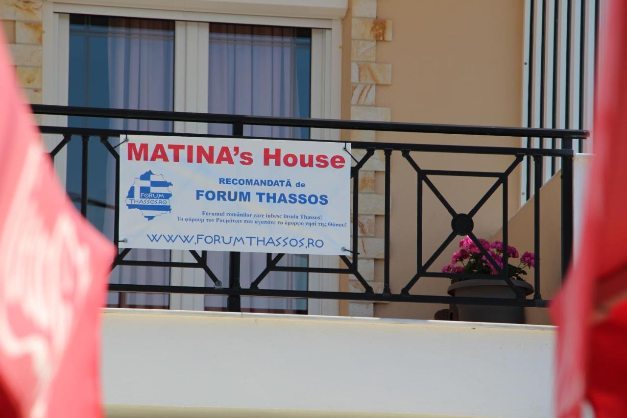 Matina'S Apartments Prínos Dış mekan fotoğraf