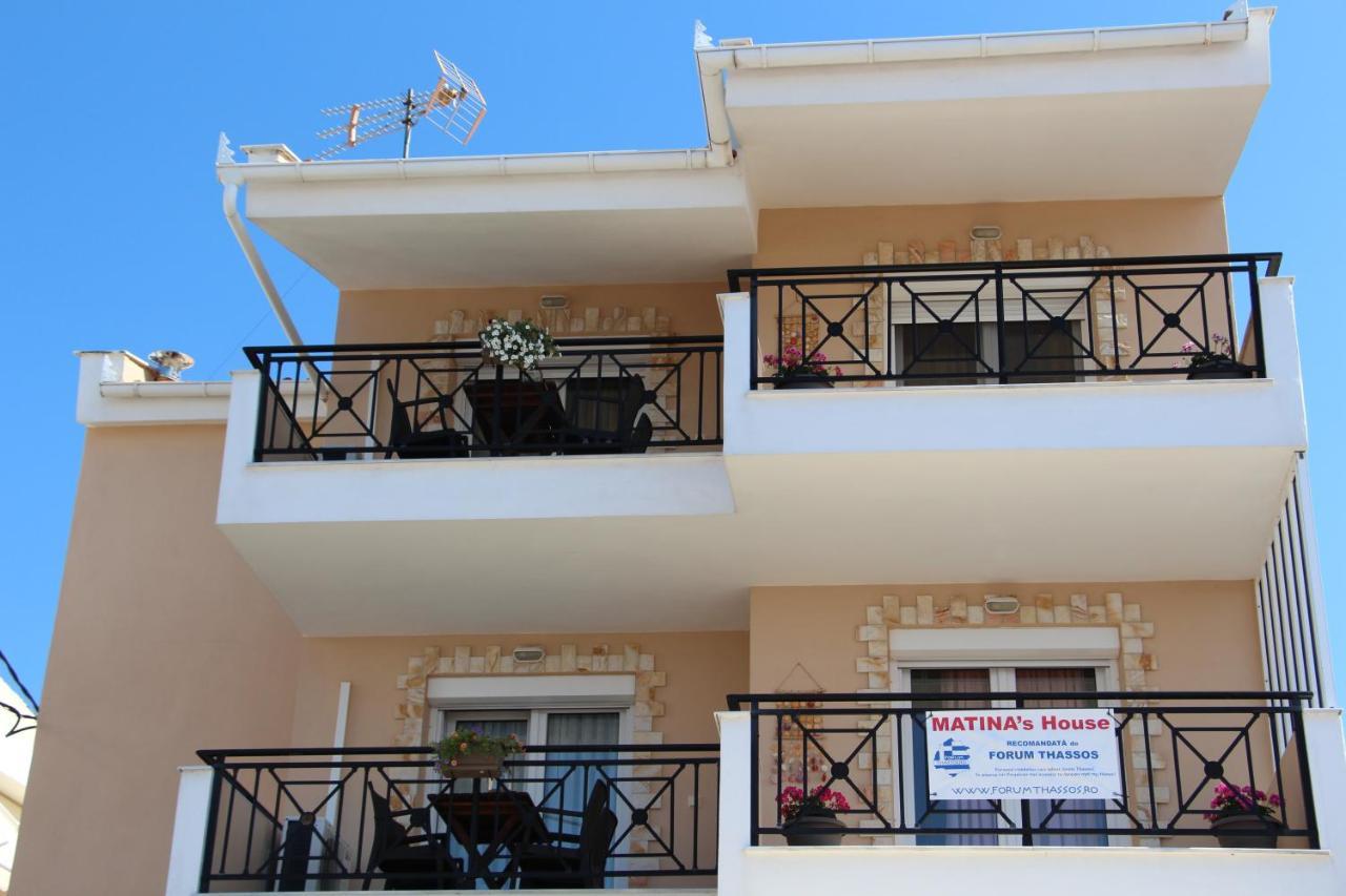 Matina'S Apartments Prínos Dış mekan fotoğraf