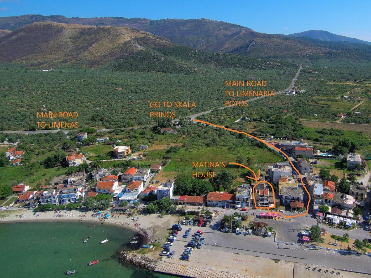Matina'S Apartments Prínos Dış mekan fotoğraf